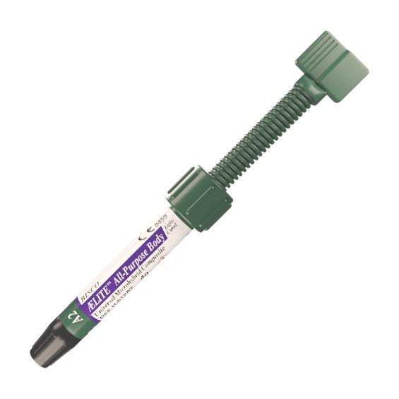 Bisco Aelite All-Purpose Body Universal Microhybrid Composite Syringe Shade A2