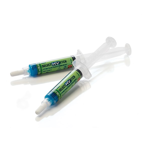 Bisco Select HV Etch w&#47;BAC 35&#37; Phosphoric Acid Etchant 5g Syringes