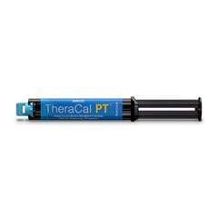 TheraCal PT is available in an auto-mix dual-syringe and is indicated for pulpotomies.