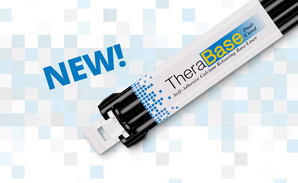 TheraBase dual-cured, calcium and fluoride releasing, self-adhesive base/liner