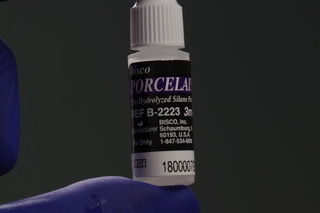Porcelain Primer is applied to the intaglio of the restoration.